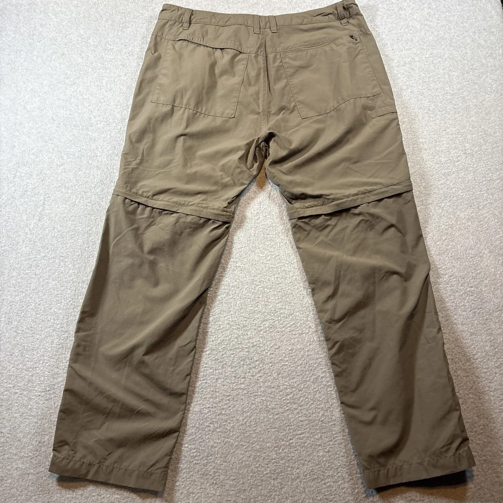 The North Face Pants Mens 38 (38x30)Brown Convertible Zip Off Hiking Outdoors